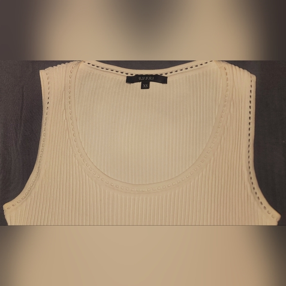 Gucci Ribbed Tank Top Size XSmall - Picture 4 of 16
